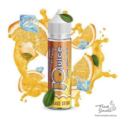 Жидкость для Электронных Сигарет Jo Juice 60 мл Апельсиновая фанта, 0 мг 1225 фото