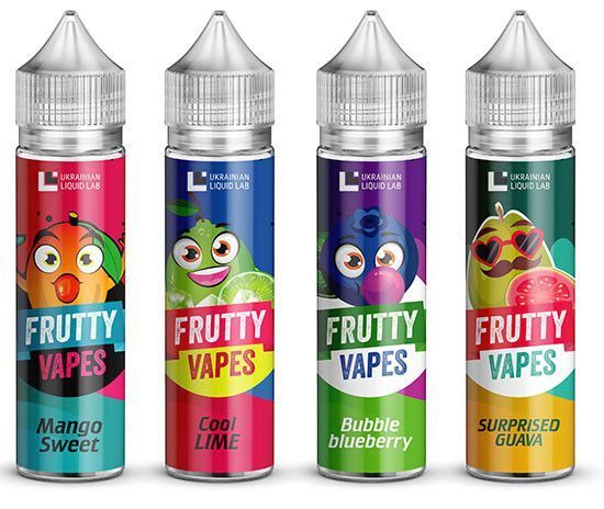 Frutty Vapes Преміум Рідина для Електронних Сигарет (Жижа / Заправка для вейпа) 60 мл Манго, 0 мг 2010 фото Frutty Vapes Преміум Рідина для Електронних Сигарет (Жижа / Заправка для вейпа) 60 мл Манго, 0 мг 2010 фото