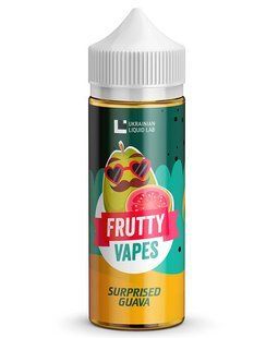 Frutty Vapes 120 мл Преміум Рідина для Електронних Сигарет , Заправка для вейпа Гуава 2051 фото