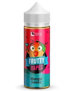 Frutty Vapes 120 мл Преміум Рідина для Електронних Сигарет , Заправка для вейпа Манго, 0 мг 2051 фото