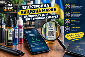 Электронная акцизная марка на жидкостях для электронных сигарет фото