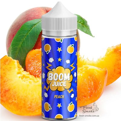 Рідина для Електронних Сигарет BOOM Juice 120 мл Персик, 0 мг 2116 фото