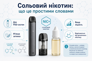 Сольовий нікотин: що це простими словами фото