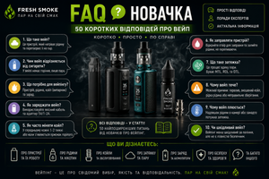 FAQ новачка: 50 коротких відповідей про вейп фото