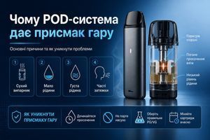 Чому POD-система дає присмак гару і як цього уникнути фото